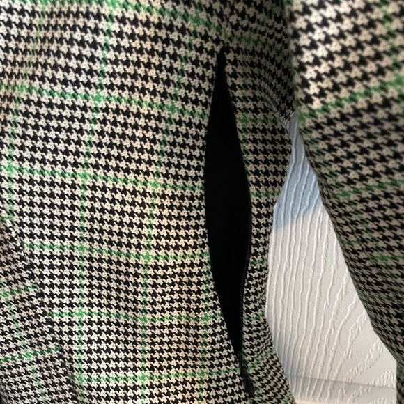 ZARA LONG SLEEVE PLAID BLAZER DRESS - Picture 8 of 8